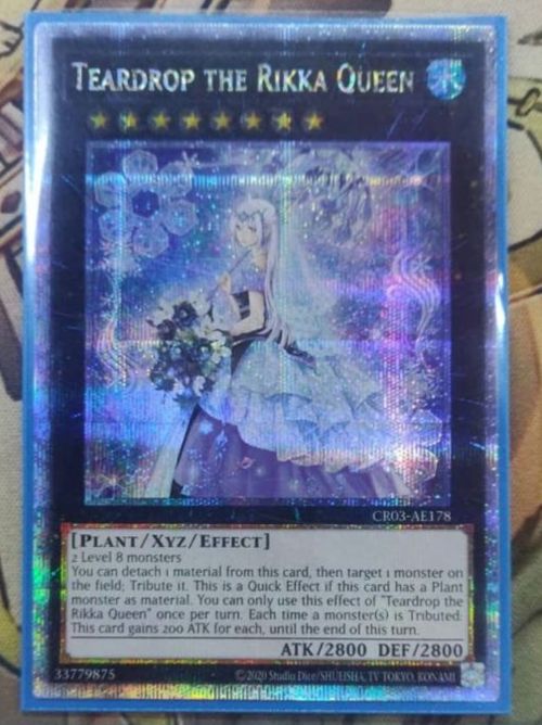 CR03-AE178 TEARDROP THE RIKKA QUEEN 六花聖 水滴捧花
